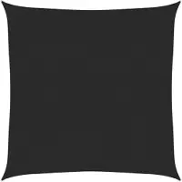 vidaXL Voile d'ombrage 160 g/m² Noir 4,5x4,5 m PEHD