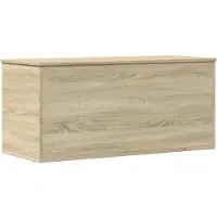 vidaXL Coffre Chêne Sonoma 100x42x46 cm Matériau dérivé du bois