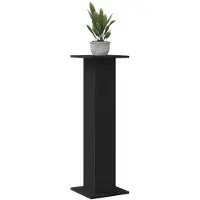 vidaXL Support de Plante 2 pcs Chêne noir 30 x 30 x 95 cm