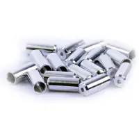 Wheels Manufacturing Embout De Câble Alloy 5mm 50 Unités