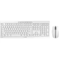 Cherry STREAM DESKTOP RECHARGE - Ensemble clavier et souris - sans fil - 2.4 GHz - Pan Nordic - commutateur : CHERRY SX - gris pâle