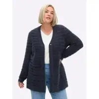 Sheego Cardigan bleu foncé