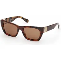 MAX&Co. Lunettes de Soleil Max &co MO0124 53/19/140 Dark havana Front acetate WOMAN MO0124