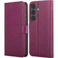 IMoshion Étui de télephone portefeuille Design Samsung Galaxy S26 - Crush Check Coral Dust