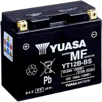Yuasa Yt12b Agm Battery Noir