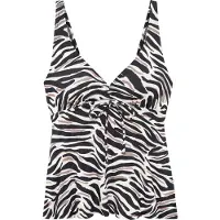 LASCANA Haut de tankini crème / noir