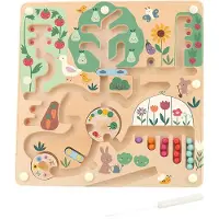 Vilac Magnétique Labyrinthe - Jardin de Sarah Betz - Bois - - UneTaille - Jeu