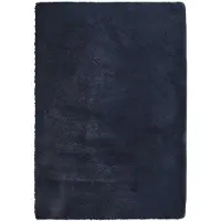 vidaXL Tapis shaggy à poils longs NAVARRA bleu marine 160x230 cm