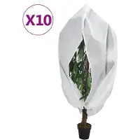 vidaXL Housses de protection pour plantes avec fermeture éclair 10 pcs