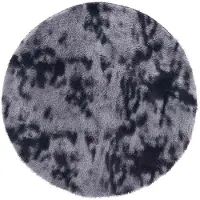 vidaXL Tapis Shaggy à poils longs NAVARRA gris foncé 100x100 cm