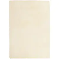 vidaXL Tapis Shaggy à poils longs NAVARRA crème 120x170 cm polyester