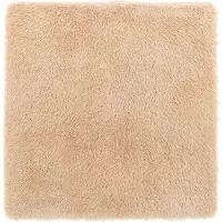 vidaXL Tapis shaggy à poils longs NAVARRA beige 160x160 cm polyester