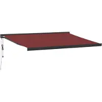 vidaXL Store automatique rouge bourgogne 450x300 cm
