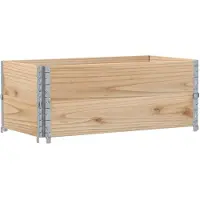 vidaXL Jardinière 100x50 cm bois de pin massif