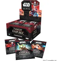 Asmodee Star Wars: Unlimited TCG Crépuscule de la République - Display de 24 Boosters - Jeu de Cartes pour 2+ Joueurs