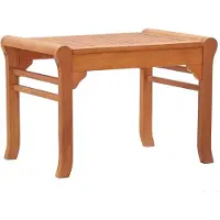 vidaXL Banc de jardin 64 cm en bois massif d'eucalyptus