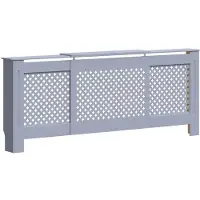 vidaXL Cage pour chien style meuble blanc 55x75x65 cm Bois composite