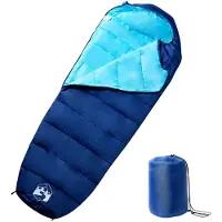 vidaXL Sac de couchage momie pour adultes camping 3 saisons