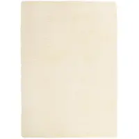 vidaXL Tapis shaggy à poils longs NAVARRA crème 240x340 cm polyester