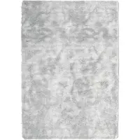 vidaXL Tapis shaggy à poils longs NAVARRA gris clair 120x170 cm
