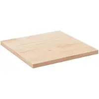 vidaXL Plateau de table 80x80x2,5 cm Bois massif Pin Carré