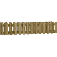 vidaXL Lit surélevé Design clôture à lattes 150x30x30 cm Bois de pin imprégné