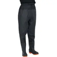 vidaXL Cuissardes avec bottes noir taille 41