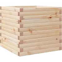vidaXL Jardinière 50x50x46 cm bois de pin massif