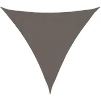 vidaXL Parasol en PEHD triangulaire 3,6 x 3,6 x 3,6 m Anthracite