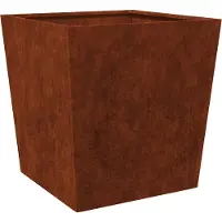 Super Merchant Jardinière 50x50x50 cm acier résistant aux intempéries