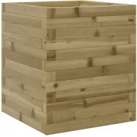vidaXL Bac à plantes 40x40x46 cm Bois de pin imprégné