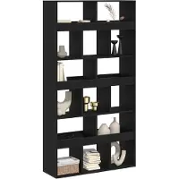 vidaXL Bibliothèque Chêne noir 100 x 33 x 187,5 cm Bois d'ingénierie