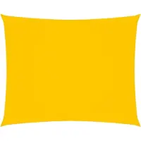 vidaXL Voile de parasol tissu oxford rectangulaire 3x4 m jaune