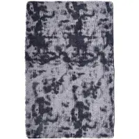 vidaXL Tapis Shaggy à poils longs NAVARRA gris foncé 130x200 cm