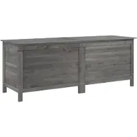 vidaXL Coffre de jardin Anthracite 150x50x56,5 cm Sapin massif