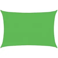 vidaXL Voile d'ombrage 160 g/m² Vert clair 3x5 m PEHD
