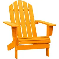 vidaXL Chaise de jardin Adirondack en bois massif de sapin orange