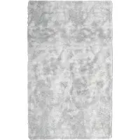 vidaXL Tapis shaggy à poils longs NAVARRA gris clair 80x150 cm