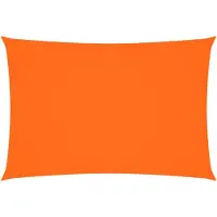 vidaXL Voile de parasol tissu oxford rectangulaire 3x5 m orange