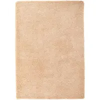 vidaXL Tapis Shaggy à poils longs NAVARRA beige 160x230 cm polyester