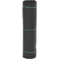vidaXL Membrane anti-mauvaises herbes noir 0,5x200 m PP