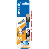 Pilot Frixion Mine de rechange set de 3 pièces noir (Noir, 0.70 mm, 3 pcs)