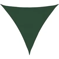 vidaXL Voile d'ombrage 160 g/m² Vert foncé 4,5x4,5x4,5 m PEHD