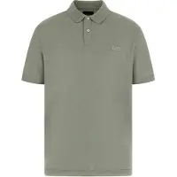 GUESS pour homme. M6GP18K3086 Polo vert All Over Jacquaurd (S), Casuel, Coton, Manche courte