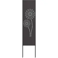 vidaXL Toile pare-vue jardin noir 32 x 140 cm
