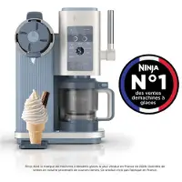 Ninja Sorbetiere Scoop & Swirl NC702EU Bleu acier