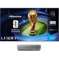 Hisense Vidéoprojecteur 120L5ND Laser TV 4K UHD Gris
