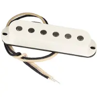 Lollar Vintage Blonde Bridge micro à simple bobinage, plots magnétiques plats, parchment