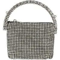 Faina Sac à bandoulière 'Wristlet' argent