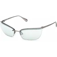 MAX&Co. Lunettes de soleil - - MO0150 - Papillon - Métal verni - 63/15/125 (gris argenté)